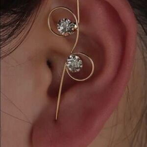 1 Piece Rhinestone Ear Decoration